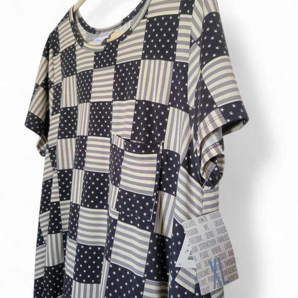 Stars and Stripes LulaRoe XL Carly - Picture 5 of 5